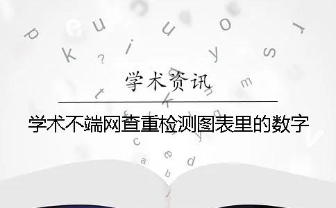 学术不端网查重检测图表里的数字